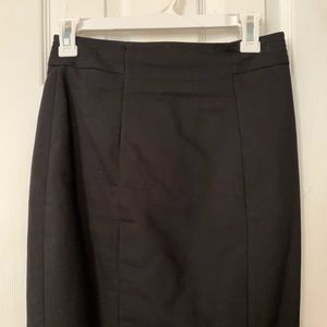 H&M black pencil skirt